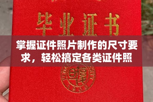 平山掌握证件照片制作的尺寸要求，轻松搞定各类证件照